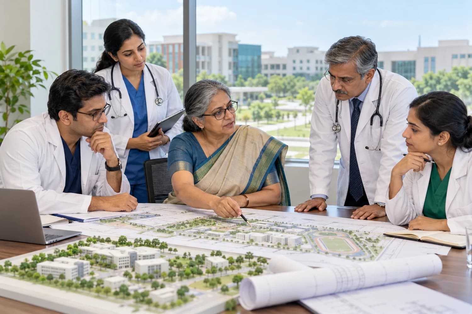 Medical college setup and expansion